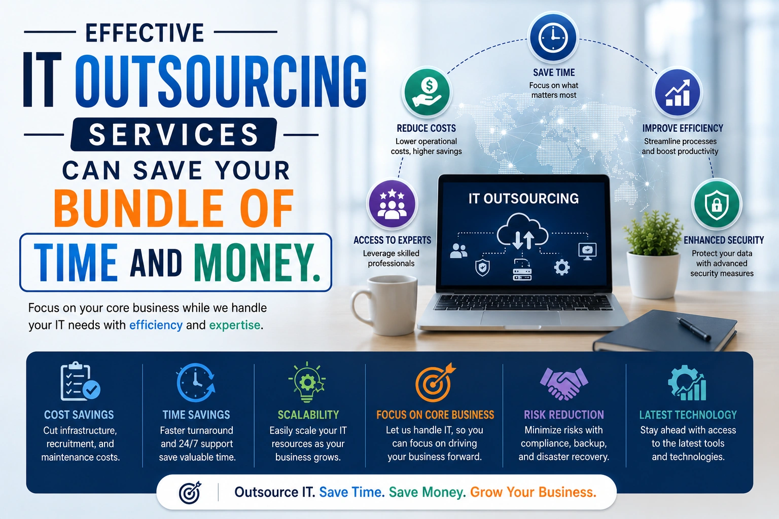 Effective IT Outsourcing Services Can Save Your Bundle Of Time And Money.